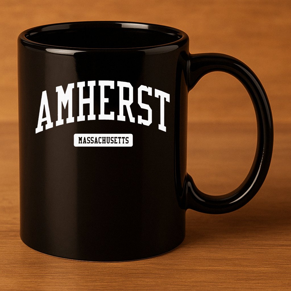 Amherst Massachusetts MA College University Sports 11oz C Handle Ceramic Mug