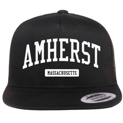 Amherst Massachusetts MA College University Sports Flatbill Hat