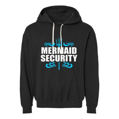 Awesome Mermaid Mermaid Security Swimmer Swimming Garment-Dyed Fleece Hoodie