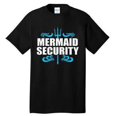 Awesome Mermaid Mermaid Security Swimmer Swimming Tall T-Shirt