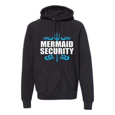 Awesome Mermaid Mermaid Security Swimmer Swimming Premium Hoodie