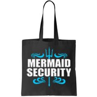 Awesome Mermaid Mermaid Security Swimmer Swimming Tote Bag