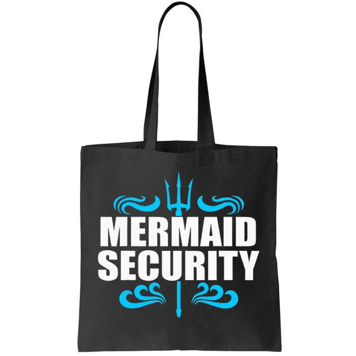 Awesome Mermaid Mermaid Security Swimmer Swimming Tote Bag