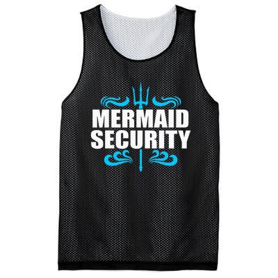 Awesome Mermaid Mermaid Security Swimmer Swimming Mesh Reversible Basketball Jersey Tank