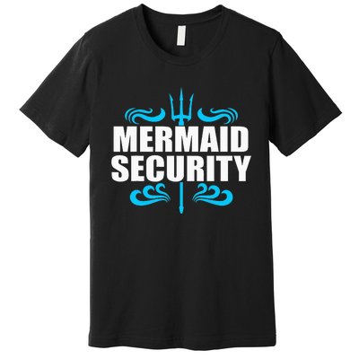 Awesome Mermaid Mermaid Security Swimmer Swimming Premium T-Shirt