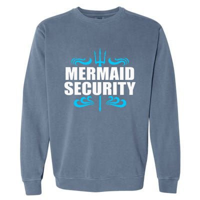 Awesome Mermaid Mermaid Security Swimmer Swimming Garment-Dyed Sweatshirt