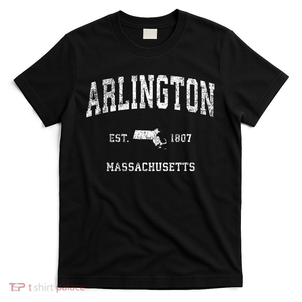 Arlington Massachusetts Ma Vintage Athletic Sports Design T-Shirt