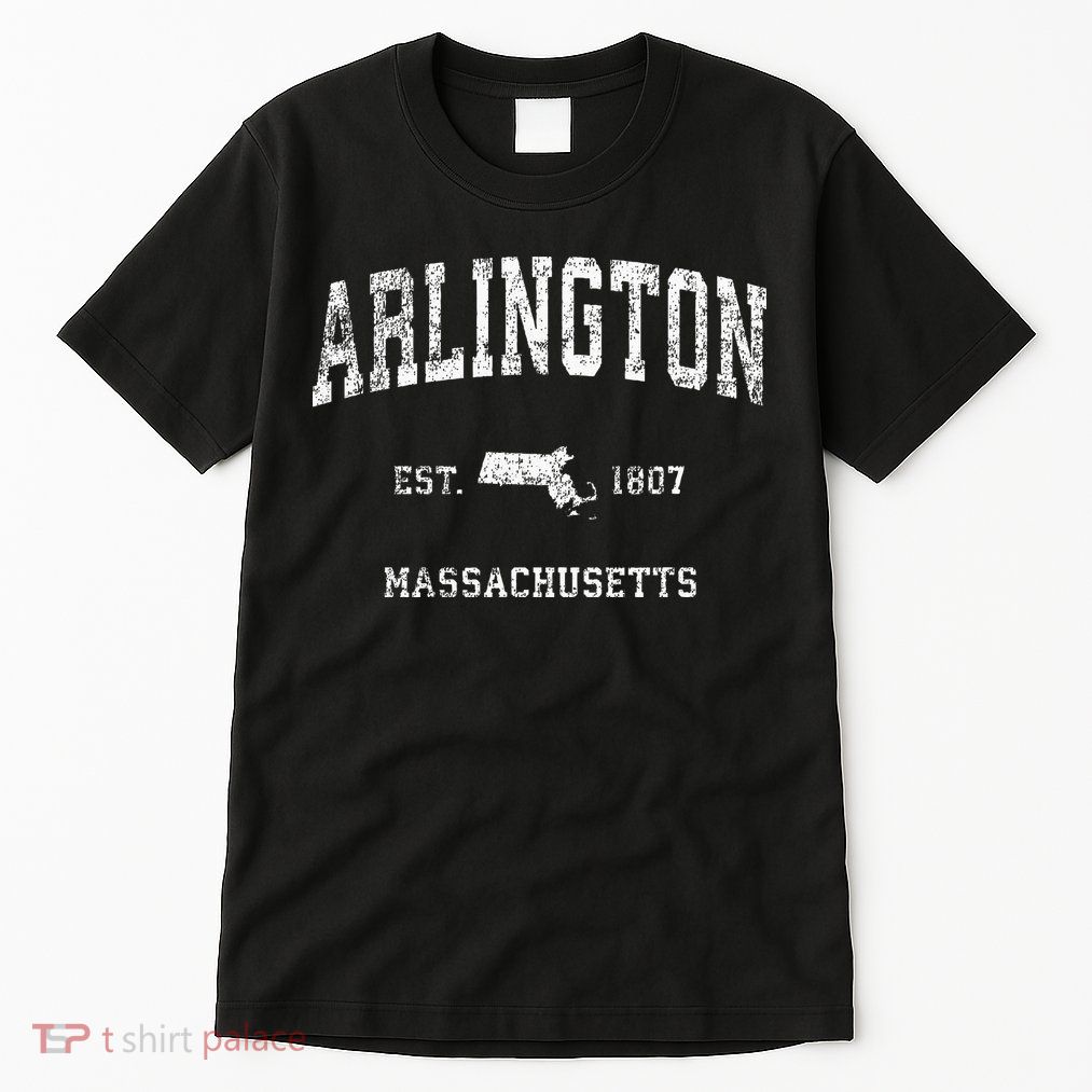 Arlington Massachusetts Ma Vintage Athletic Sports Design Tall T-Shirt
