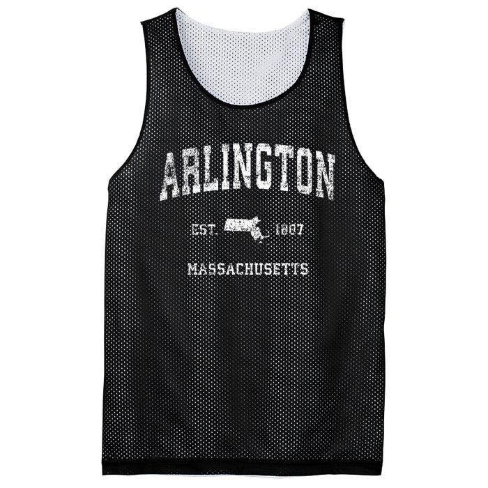 Arlington Massachusetts Ma Vintage Athletic Sports Design Mesh Reversible Basketball Jersey Tank