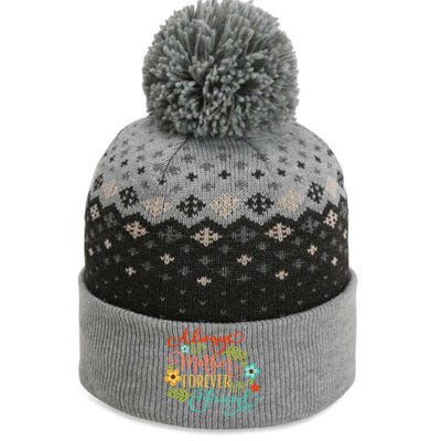 Always My Mother Forever My Friend The Baniff Cuffed Pom Beanie