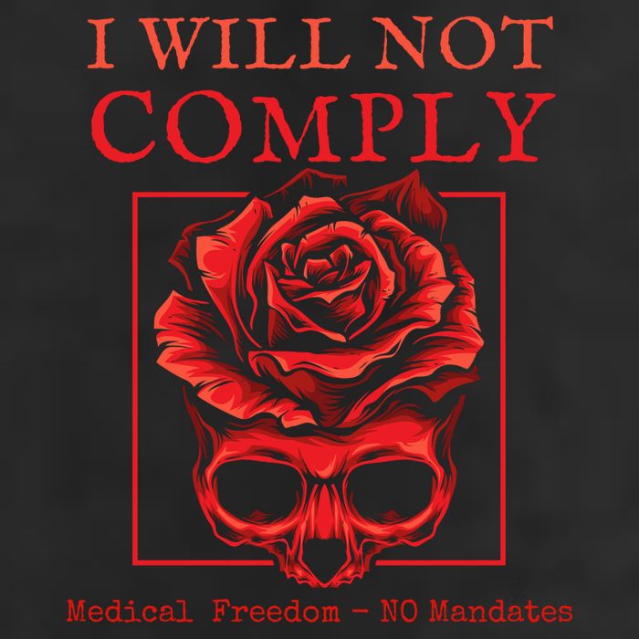 Anti Mandate Medical Freedom I Will Not Comply Cool Comfort Performance Bucket Hat