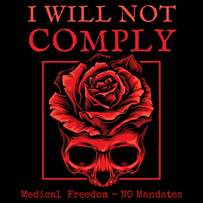 Anti Mandate Medical Freedom I Will Not Comply Cooling Performance Crew T-Shirt