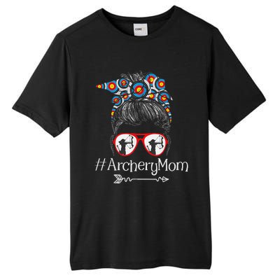 Archery Mom Mothers Day Bowhunter Archer Bowman Bows Tall Fusion ChromaSoft Performance T-Shirt