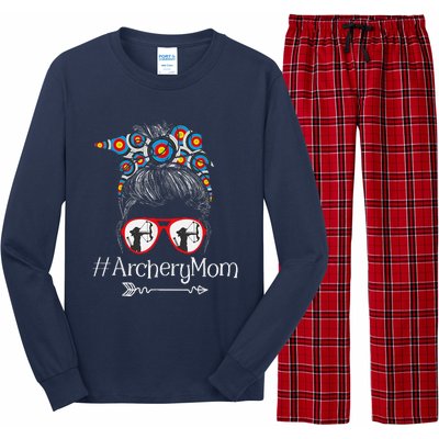 Archery Mom Mothers Day Bowhunter Archer Bowman Bows Long Sleeve Pajama Set