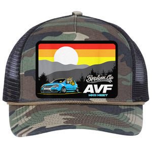 Avf Mk5 Meet 2024 Funny Retro Rope Trucker Hat Cap