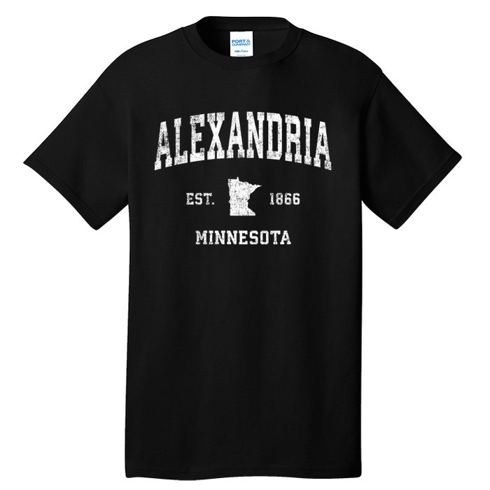 Alexandria Minnesota Mn Vintage Sports Tall T-Shirt