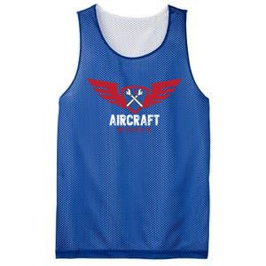 Aircraft Mechanic Maintenance Aviation Technician Gift Mesh Reversible Basketball Jersey Tank