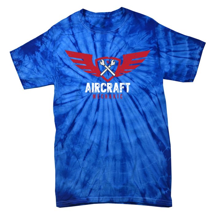 Aircraft Mechanic Maintenance Aviation Technician Gift Tie-Dye T-Shirt