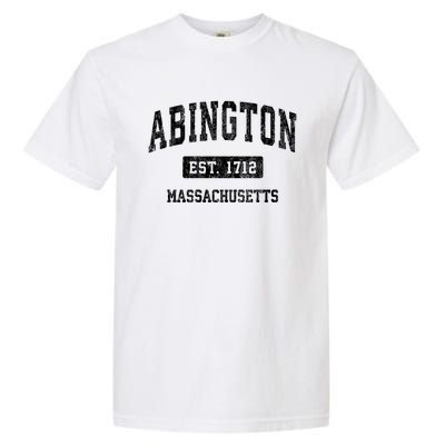 Abington Massachusetts Ma Vintage Sports Established Design Garment-Dyed Heavyweight T-Shirt