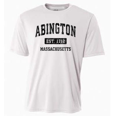 Abington Massachusetts Ma Vintage Sports Established Design Cooling Performance Crew T-Shirt