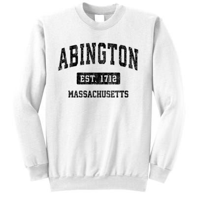 Abington Massachusetts Ma Vintage Sports Established Design Sweatshirt