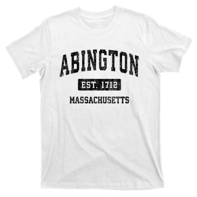 Abington Massachusetts Ma Vintage Sports Established Design T-Shirt