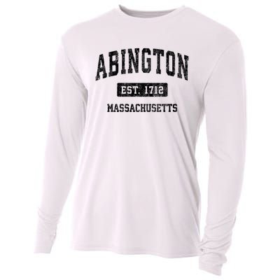 Abington Massachusetts Ma Vintage Sports Established Design Cooling Performance Long Sleeve Crew