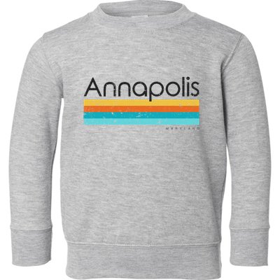 Annapolis Maryland Md Toddler Sweatshirt