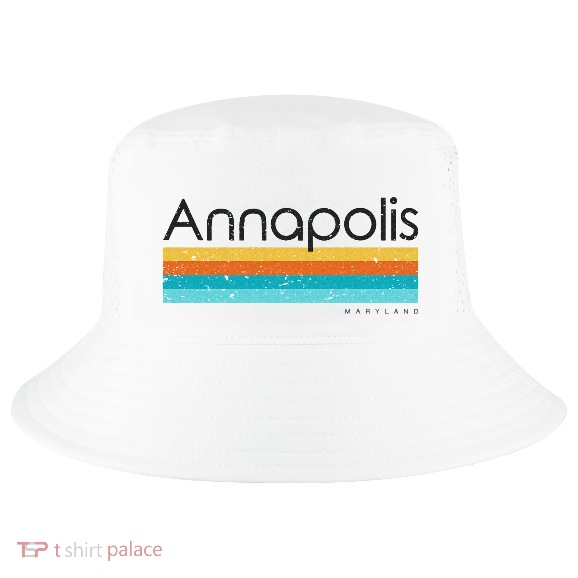 Annapolis Maryland Md Cool Comfort Performance Bucket Hat