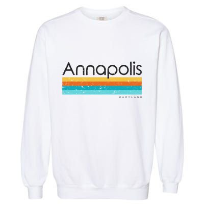 Annapolis Maryland Md Garment-Dyed Sweatshirt