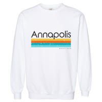 Annapolis Maryland Md Garment-Dyed Sweatshirt