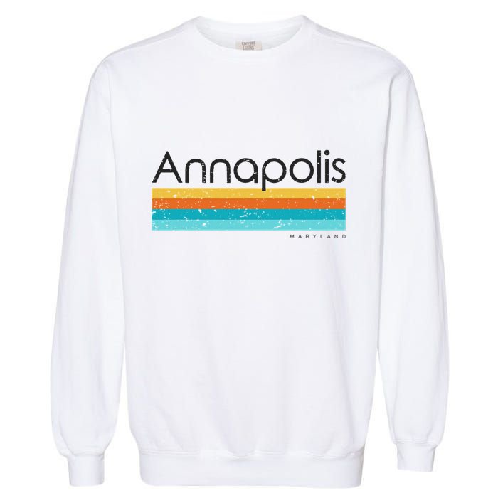 Annapolis Maryland Md Garment-Dyed Sweatshirt