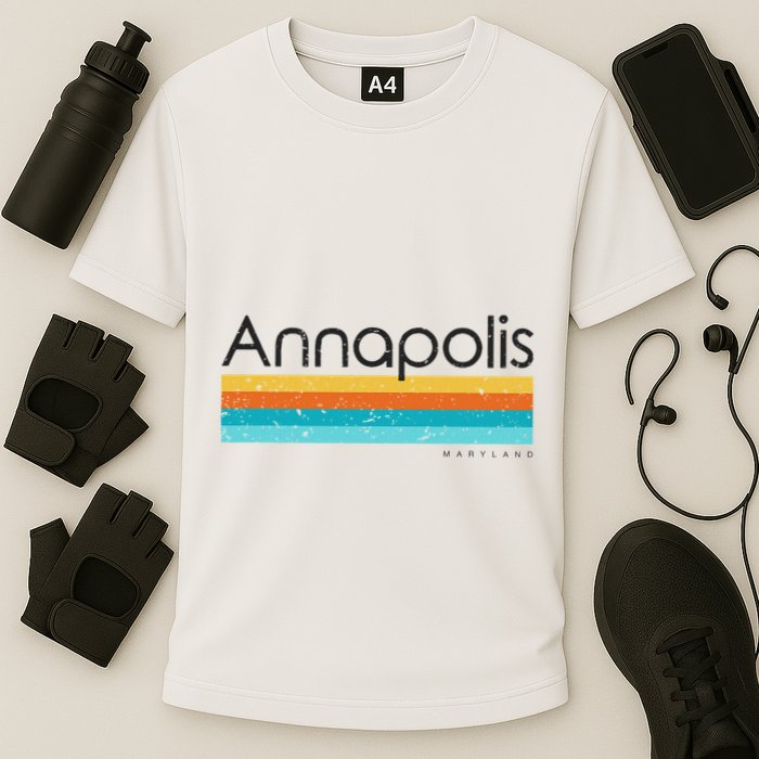 Annapolis Maryland Md Cooling Performance Crew T-Shirt