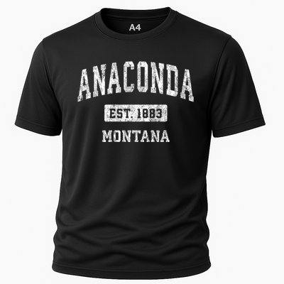 Anaconda Montana Mt Vintage Sports Cooling Performance Crew T-Shirt