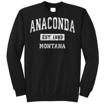 Anaconda Montana Mt Vintage Sports Tall Sweatshirt