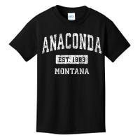 Anaconda Montana Mt Vintage Sports Kids T-Shirt