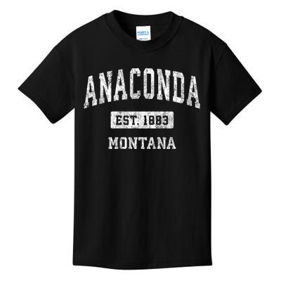 Anaconda Montana Mt Vintage Sports Kids T-Shirt