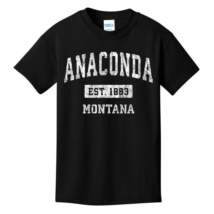 Anaconda Montana Mt Vintage Sports Kids T-Shirt