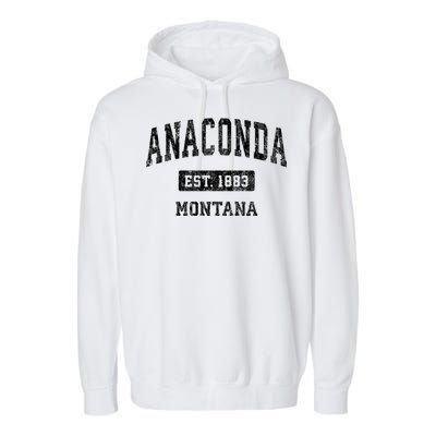 Anaconda Montana Mt Vintage Sports Garment-Dyed Fleece Hoodie