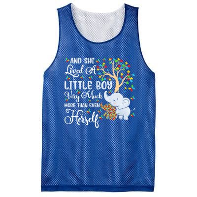 Autism Mom Mother Awareness Elephant Autistic Mom Autism Gift Mesh Reversible Basketball Jersey Tank