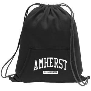 Amherst Massachusetts MA College University Sports Sweatshirt Cinch Pack Bag