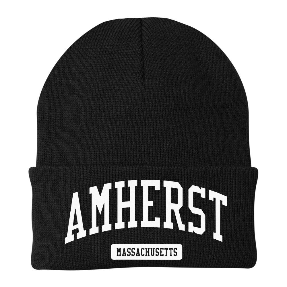 Amherst Massachusetts MA College University Sports Beanie