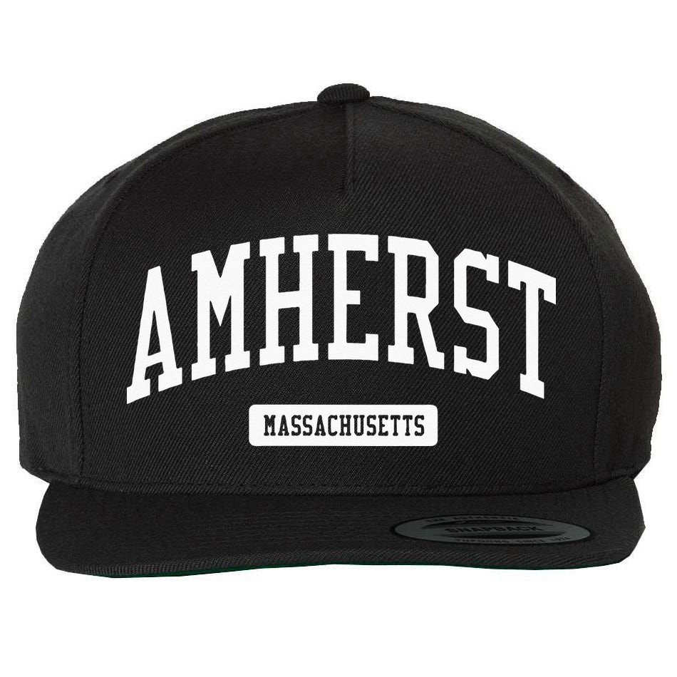 Amherst Massachusetts MA College University Sports Wool Snapback Cap