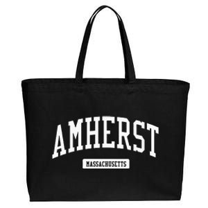 Amherst Massachusetts MA College University Sports Cotton Canvas Jumbo Tote