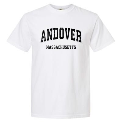 Andover Massachusetts Ma Vintage Athletic Sports Design Established Garment-Dyed Heavyweight T-Shirt