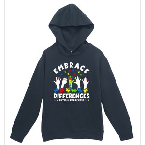 Autism Mom Mother Mama Embrace Differences Gift Urban Pullover Hoodie