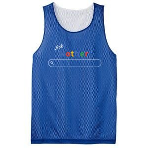 Ask Mother Meaningful Gift Mom Knows Everything Cute Gift Mesh Reversible Basketball Jersey Tank