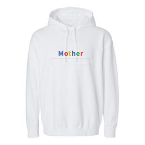 Ask Mother Meaningful Gift Mom Knows Everything Cute Gift Garment-Dyed Fleece Hoodie