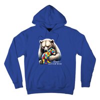 Autism Mama Mom Bear YouLl Never Walkalone Mom Autistic Cute Gift Hoodie