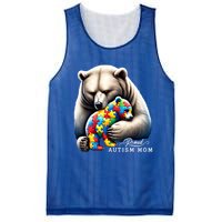 Autism Mama Mom Bear YouLl Never Walkalone Mom Autistic Cute Gift Mesh Reversible Basketball Jersey Tank